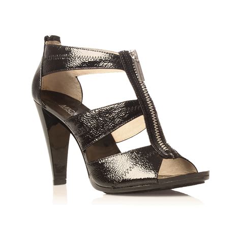 michael kors berkley t-strap black patent|michael michael kors berkley t strap black mesh .